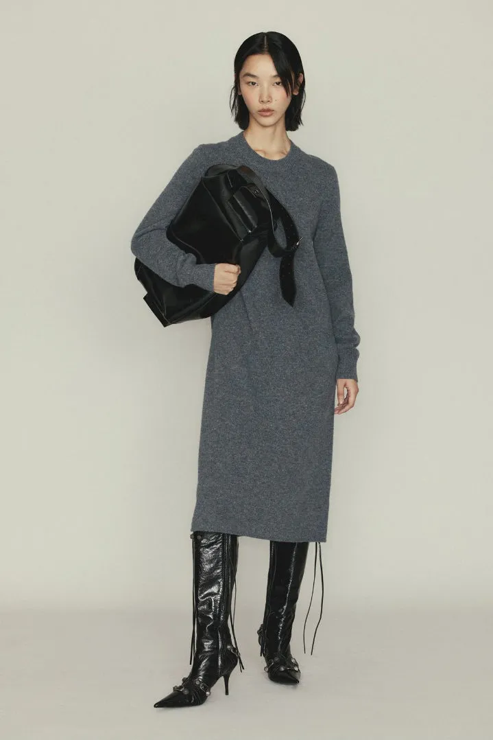 100 Wool pullover A-Line dress | 2 color