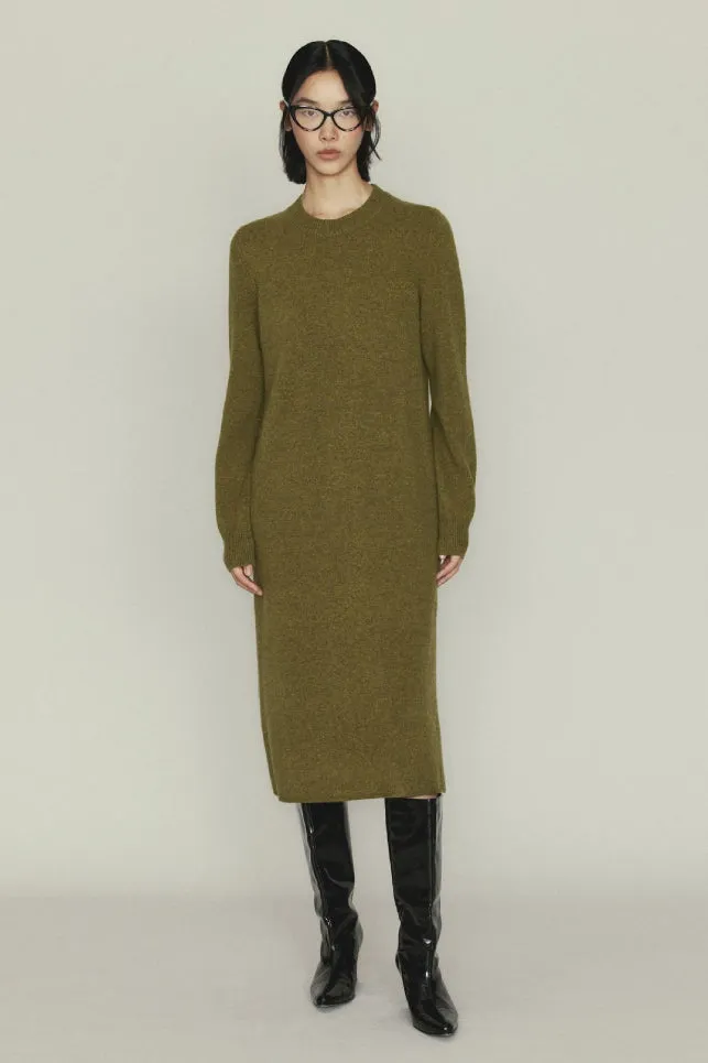 100 Wool pullover A-Line dress | 2 color