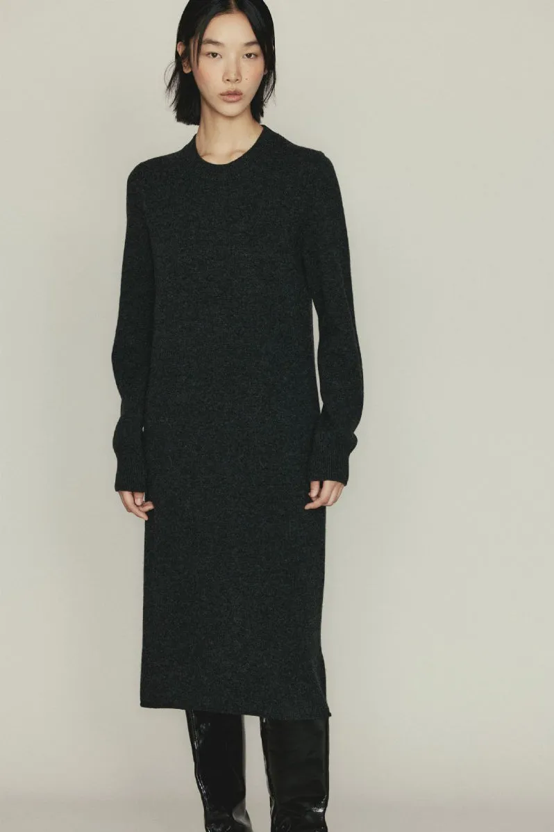 100 Wool pullover A-Line dress | 2 color