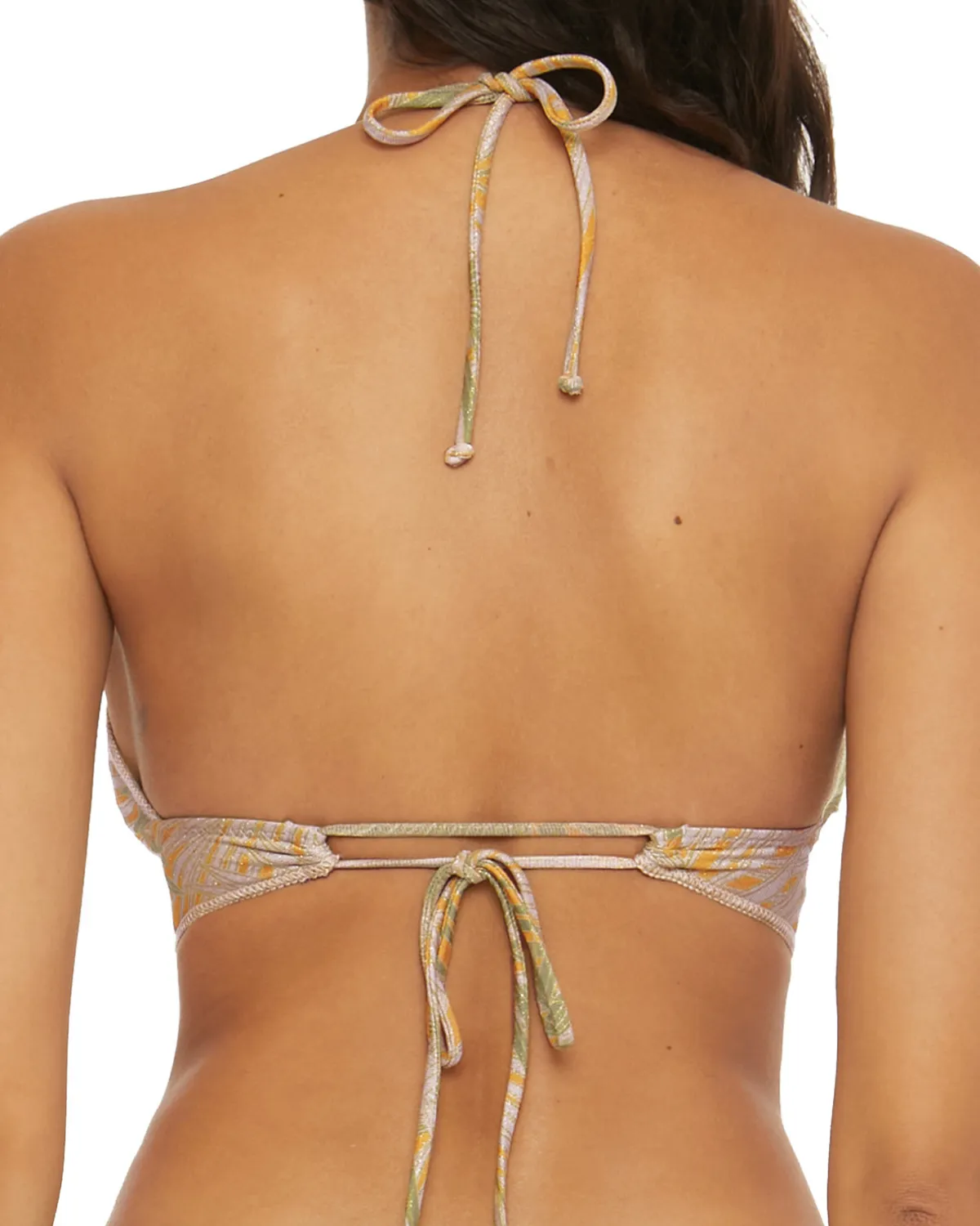 2024 Becca by Rebecca Virtue Bali Hai Mira Halter Bikini Top - 253147