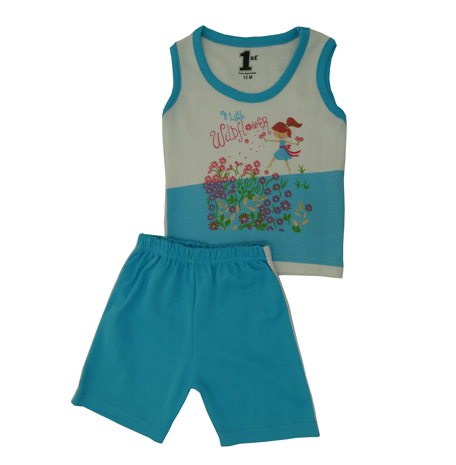 2PC Infant Girls Shorts Set