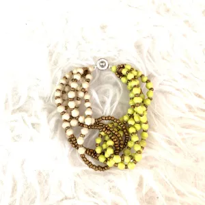 31 Bits Green & Tan Twist Bracelet