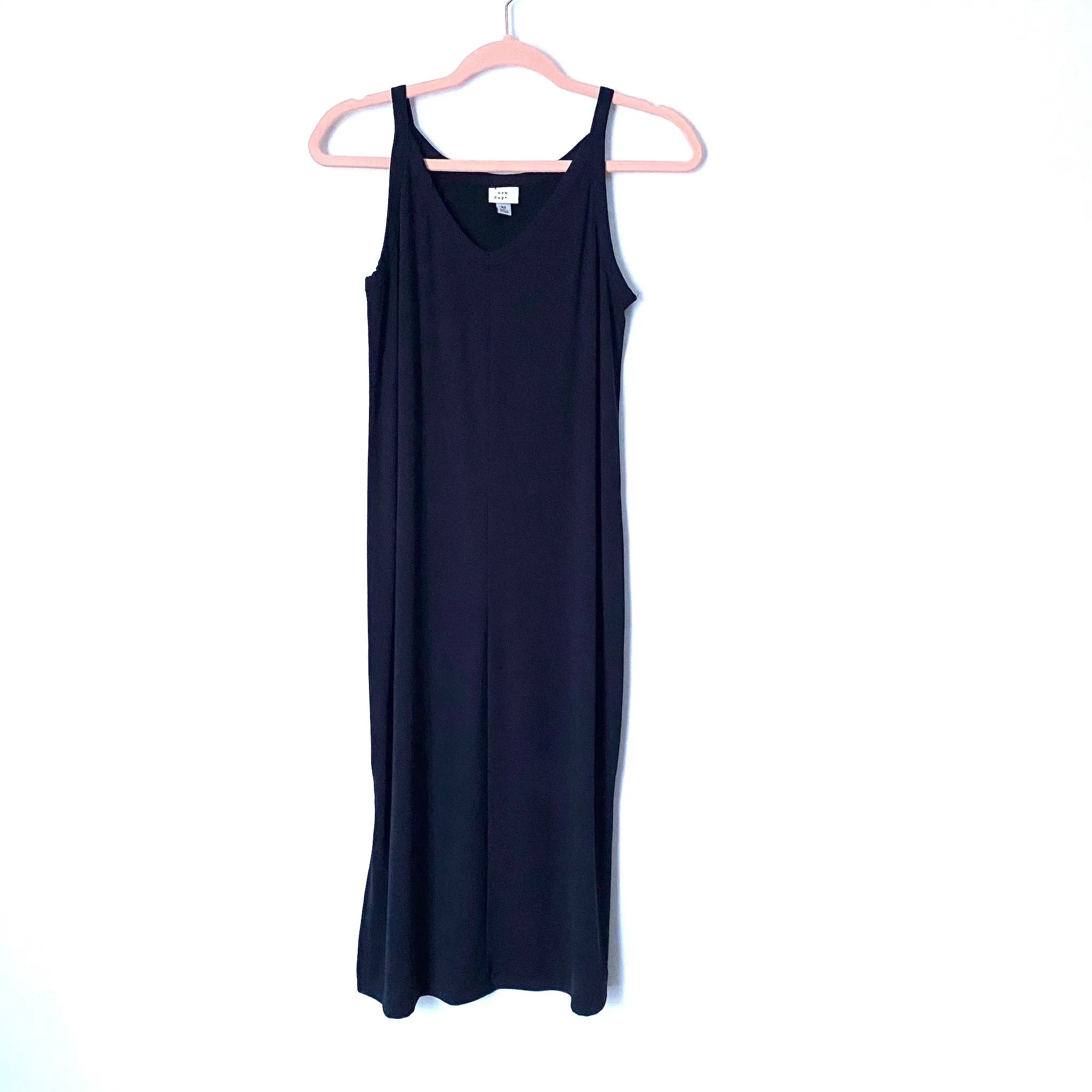 A New Day Black Midi Tank Dress- Size XS