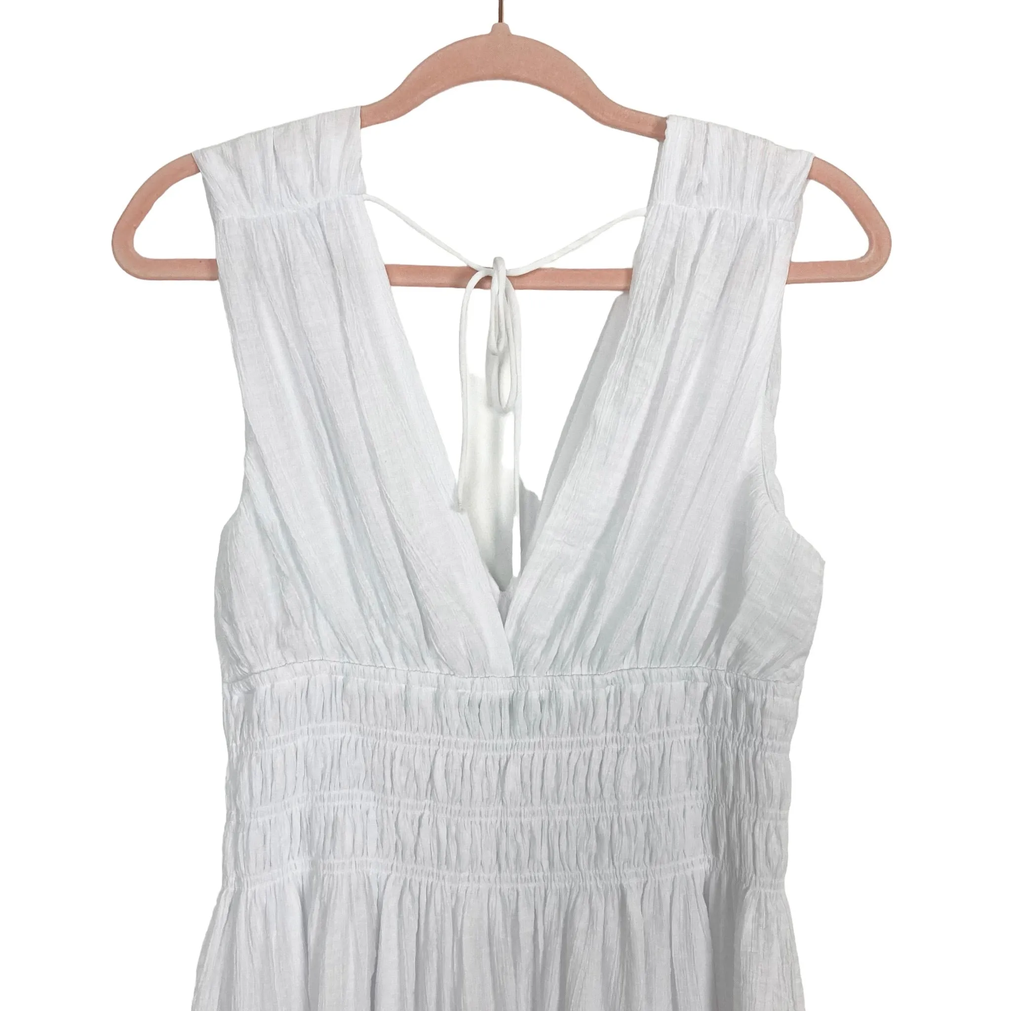 Abercrombie & Fitch White Back Tie Dress NWT- Size M Petite