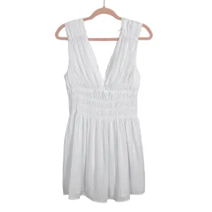 Abercrombie & Fitch White Back Tie Dress NWT- Size M Petite