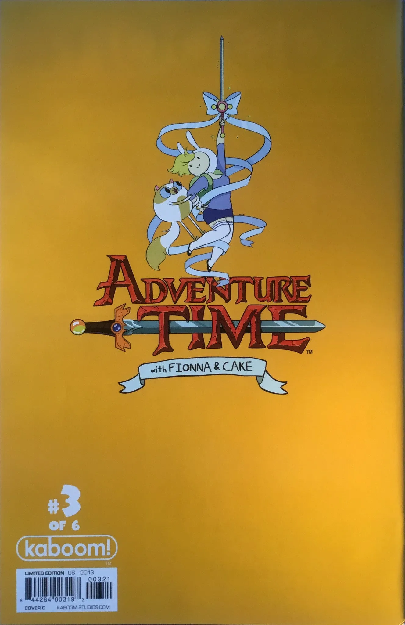 ADVENTURE TIME WITH FIONNA & CAKE # 3 (1:15 VARIANT COVER)