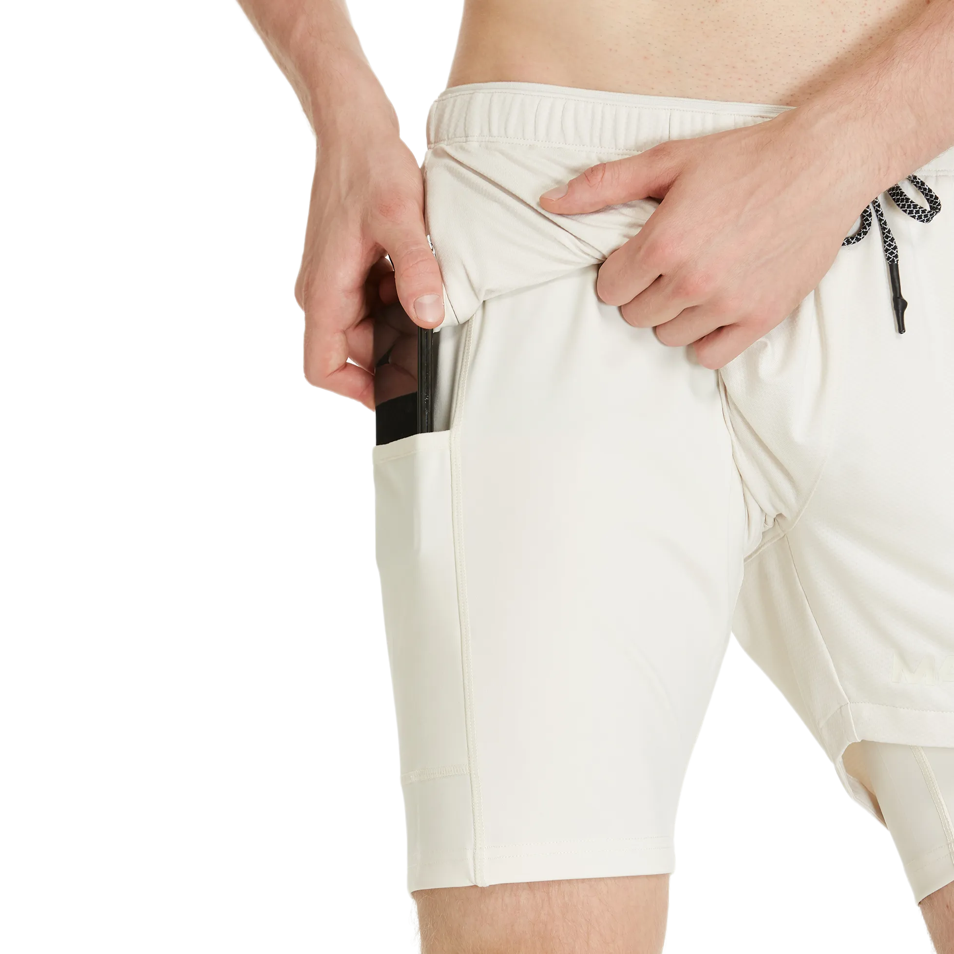 AirTrain Workout Short in Cream