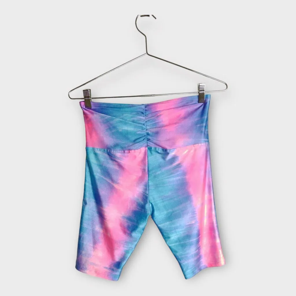 All Is A Gentle Spring Purple O Ring Bike Shorts