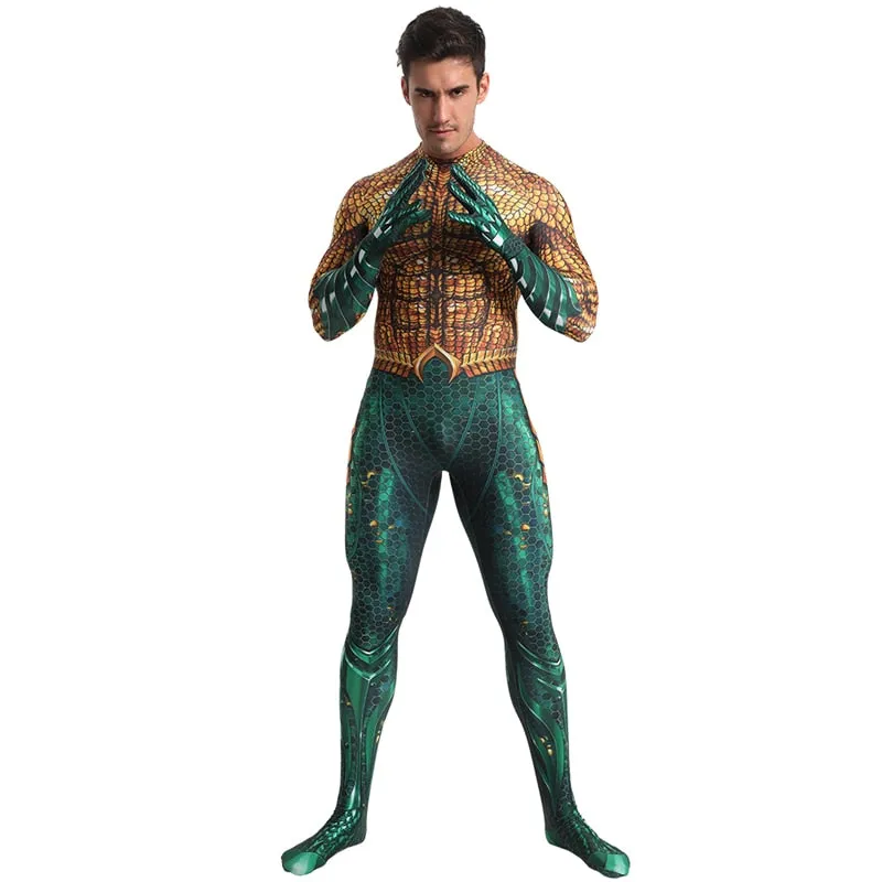 AQUAMAN Cosplay Costume for Men