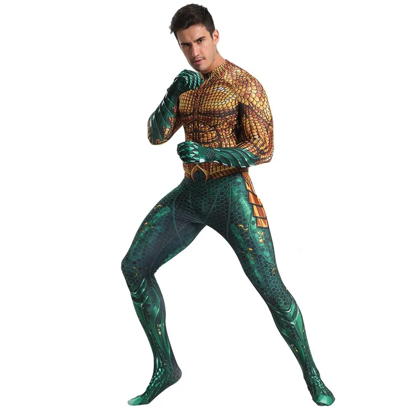 AQUAMAN Cosplay Costume for Men