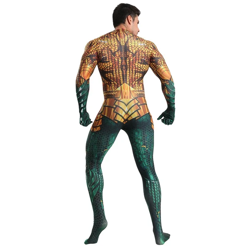 AQUAMAN Cosplay Costume for Men