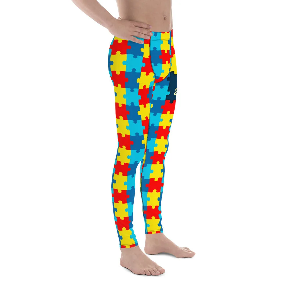 Autism Awareness Men's Leggings