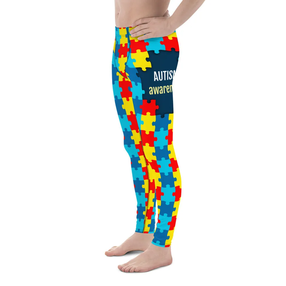 Autism Awareness Men's Leggings