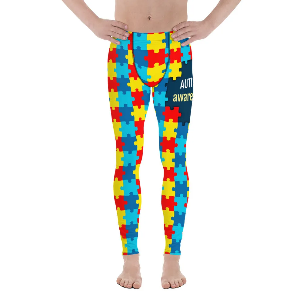 Autism Awareness Men's Leggings