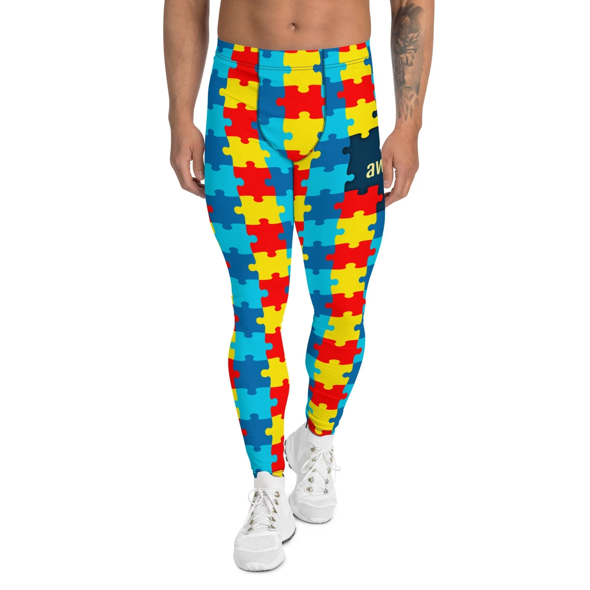 Autism Awareness Men's Leggings