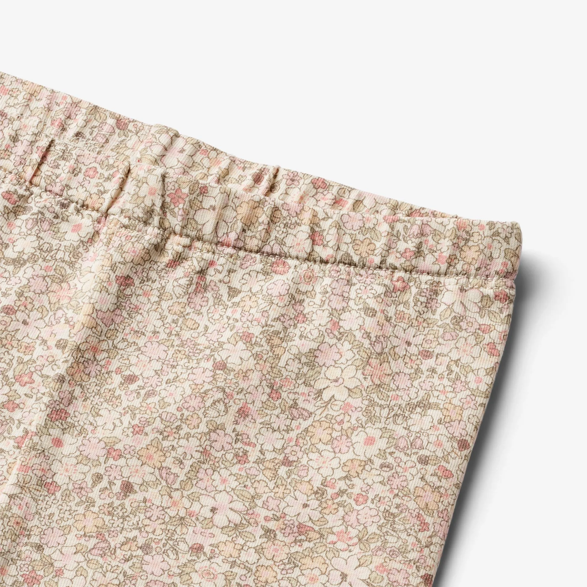 Bike Shorts Anne - cream flower meadow