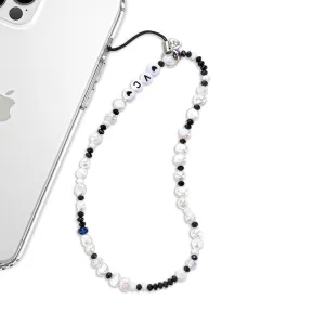 Black & White Phone Charm