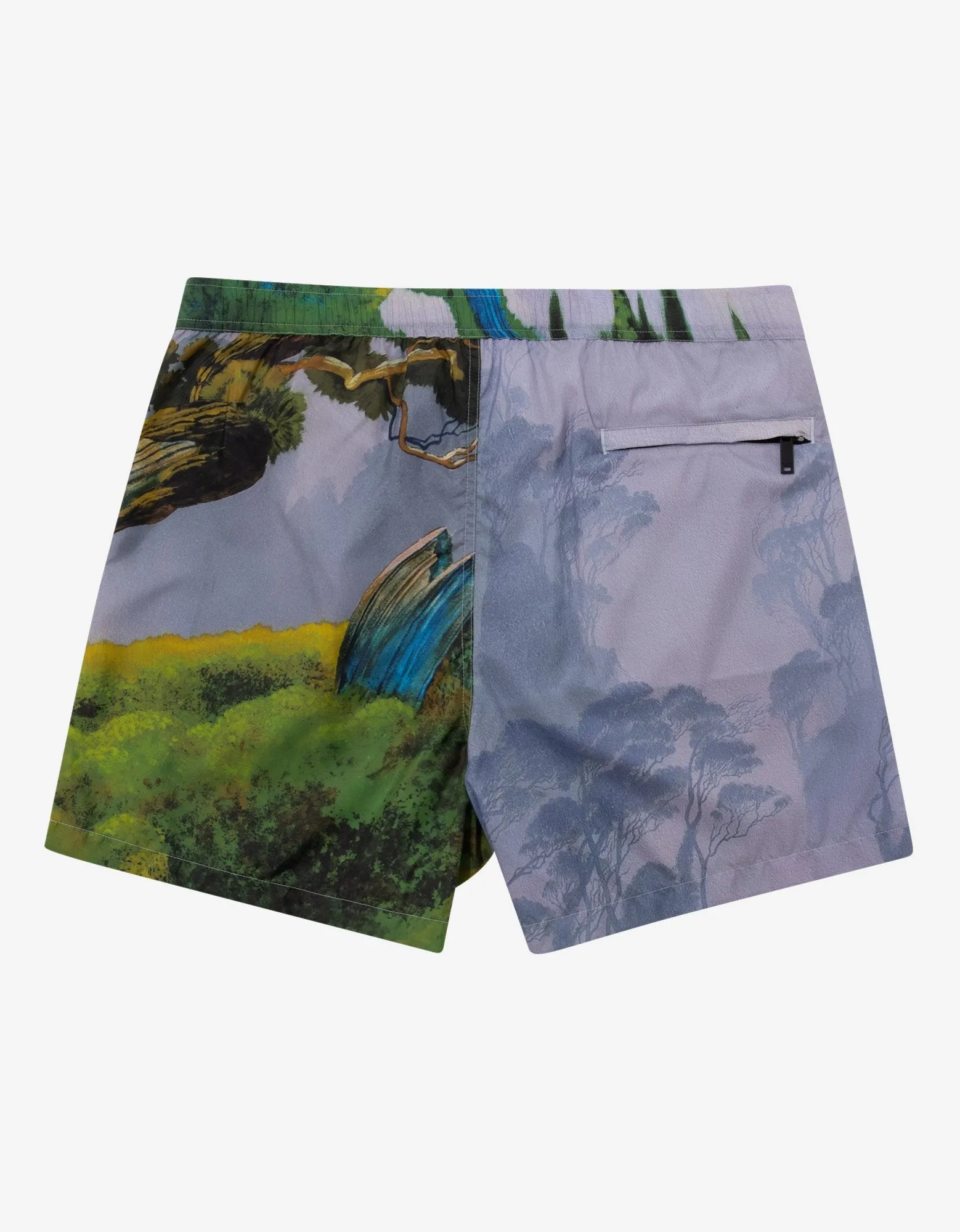 Blind Owl Print Swim Shorts -