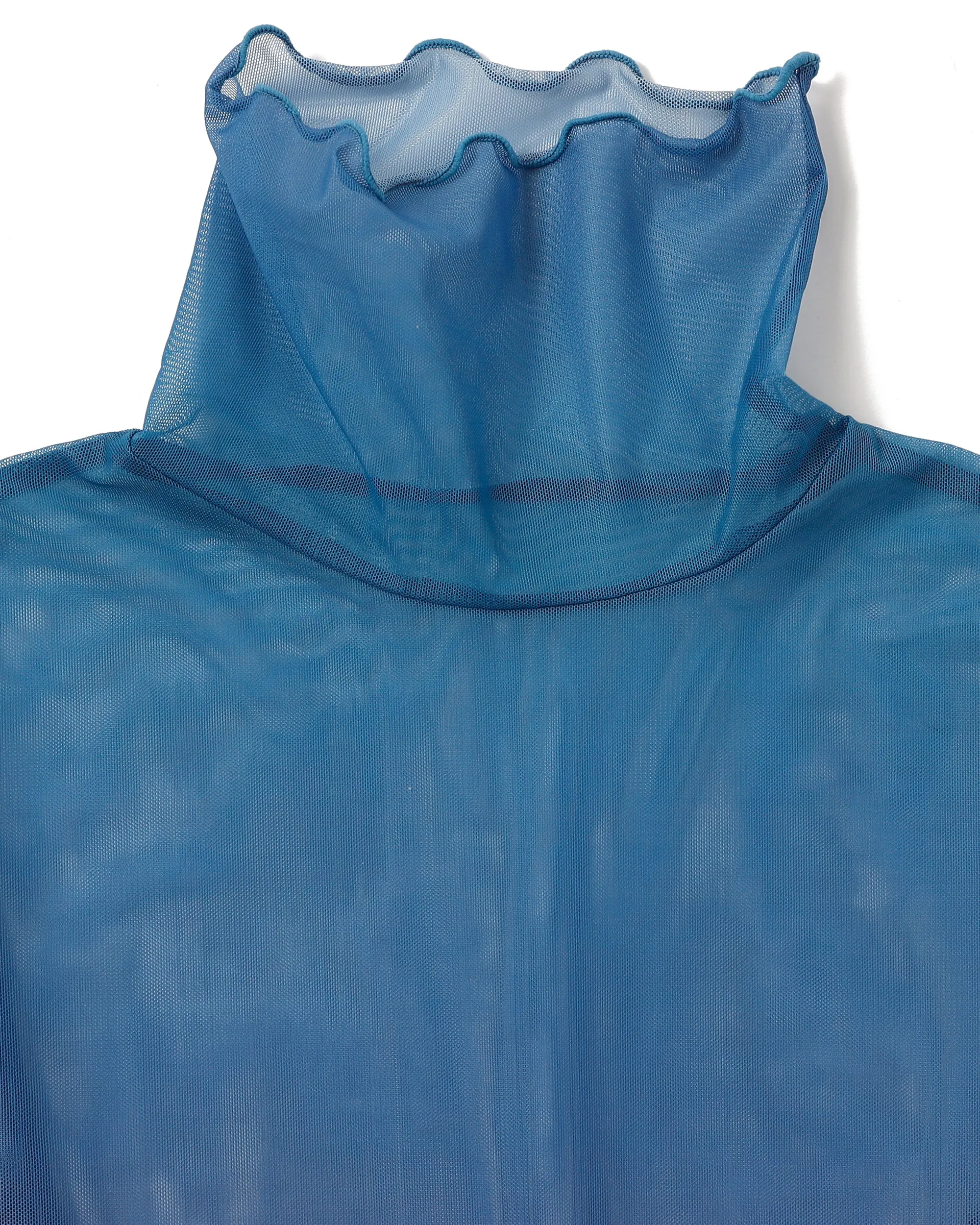 Blue hour gradation see-through tops