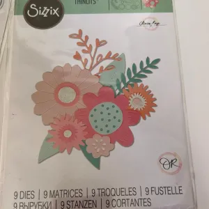 Bold flowers  die set by Sizzix