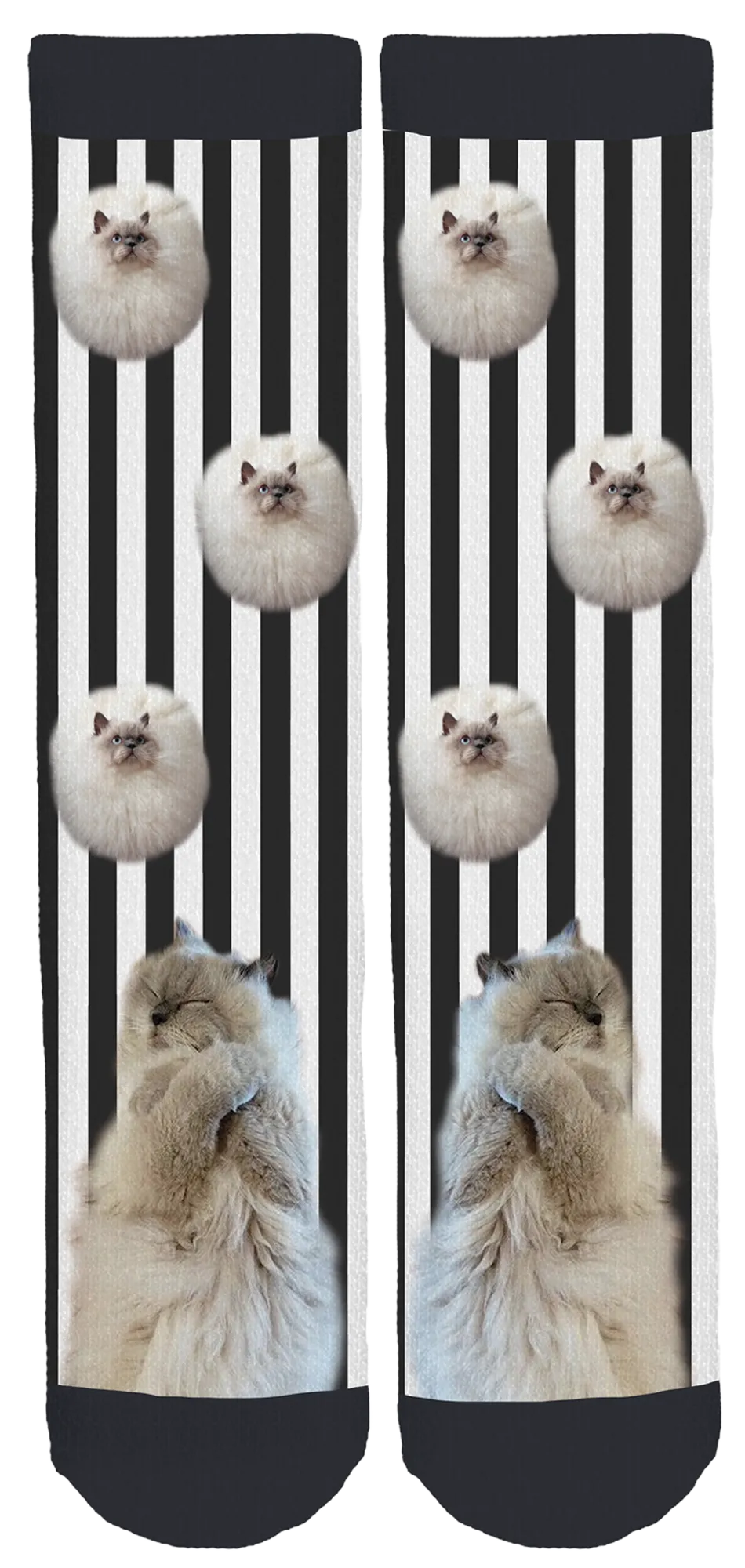 Bonnie and Clyde Kittie Socks