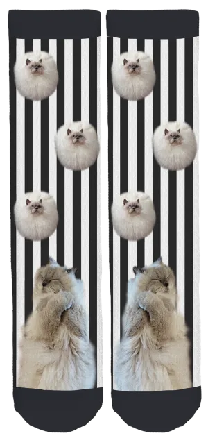 Bonnie and Clyde Kittie Socks