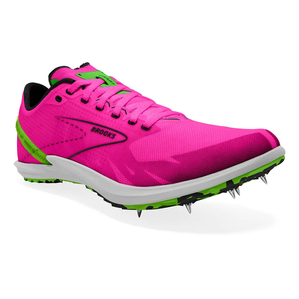 Brooks Draft XC (Unisex) - Pink Glo/Green/Black