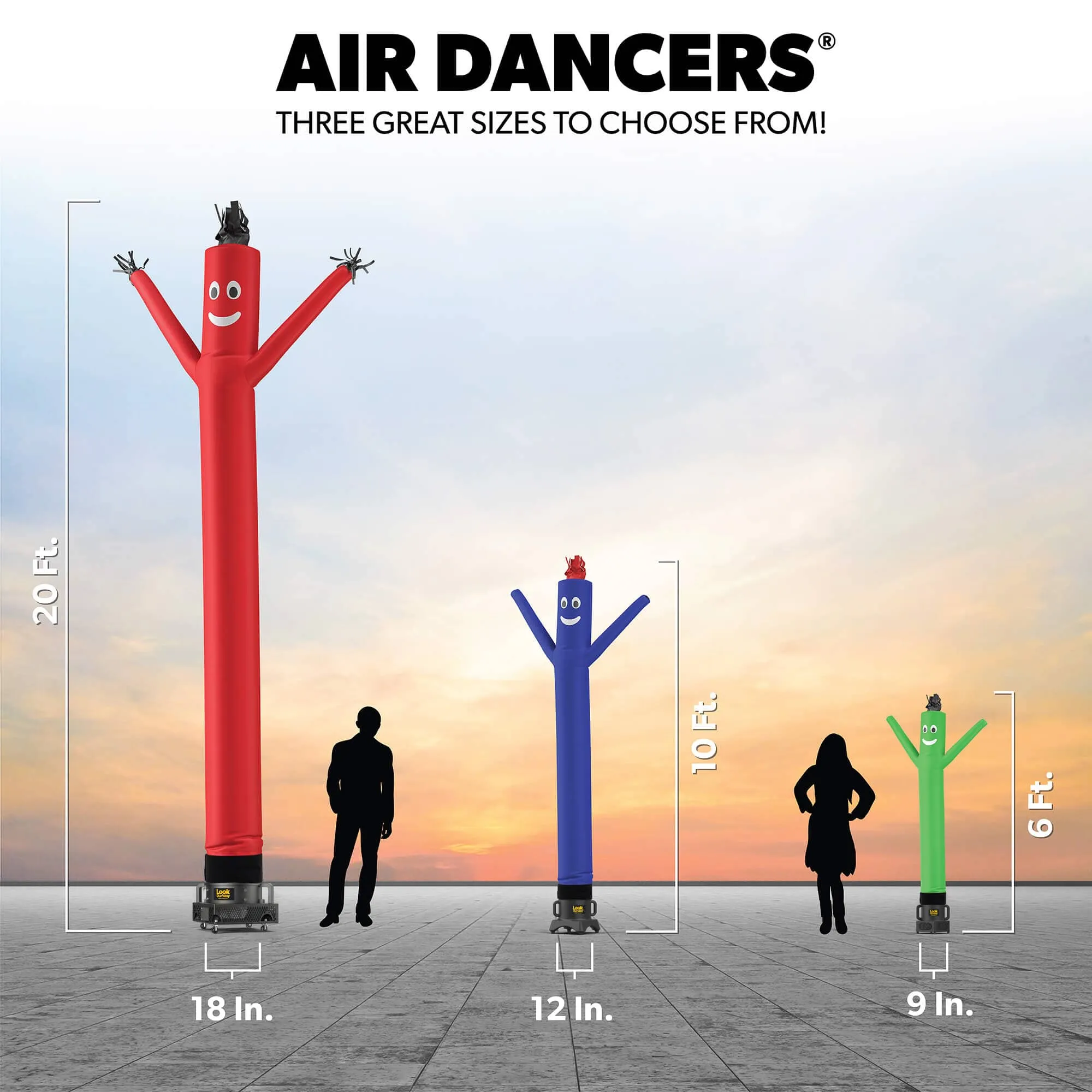 Canadian Flag Air Dancers® Inflatable Tube Man