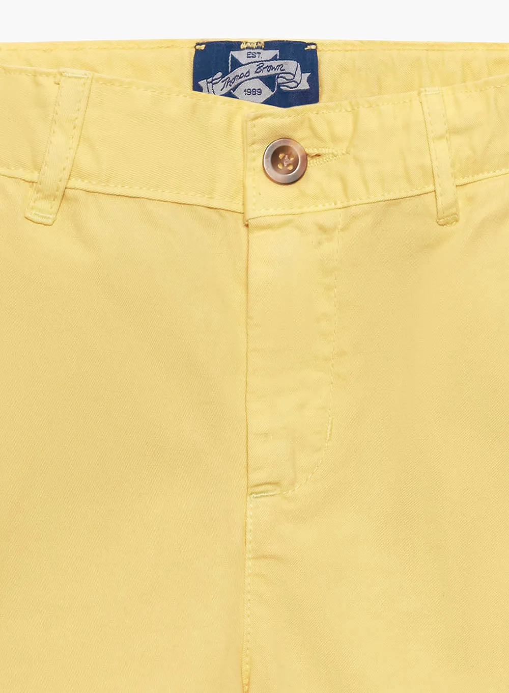 Charlie Chino Shorts in Yellow