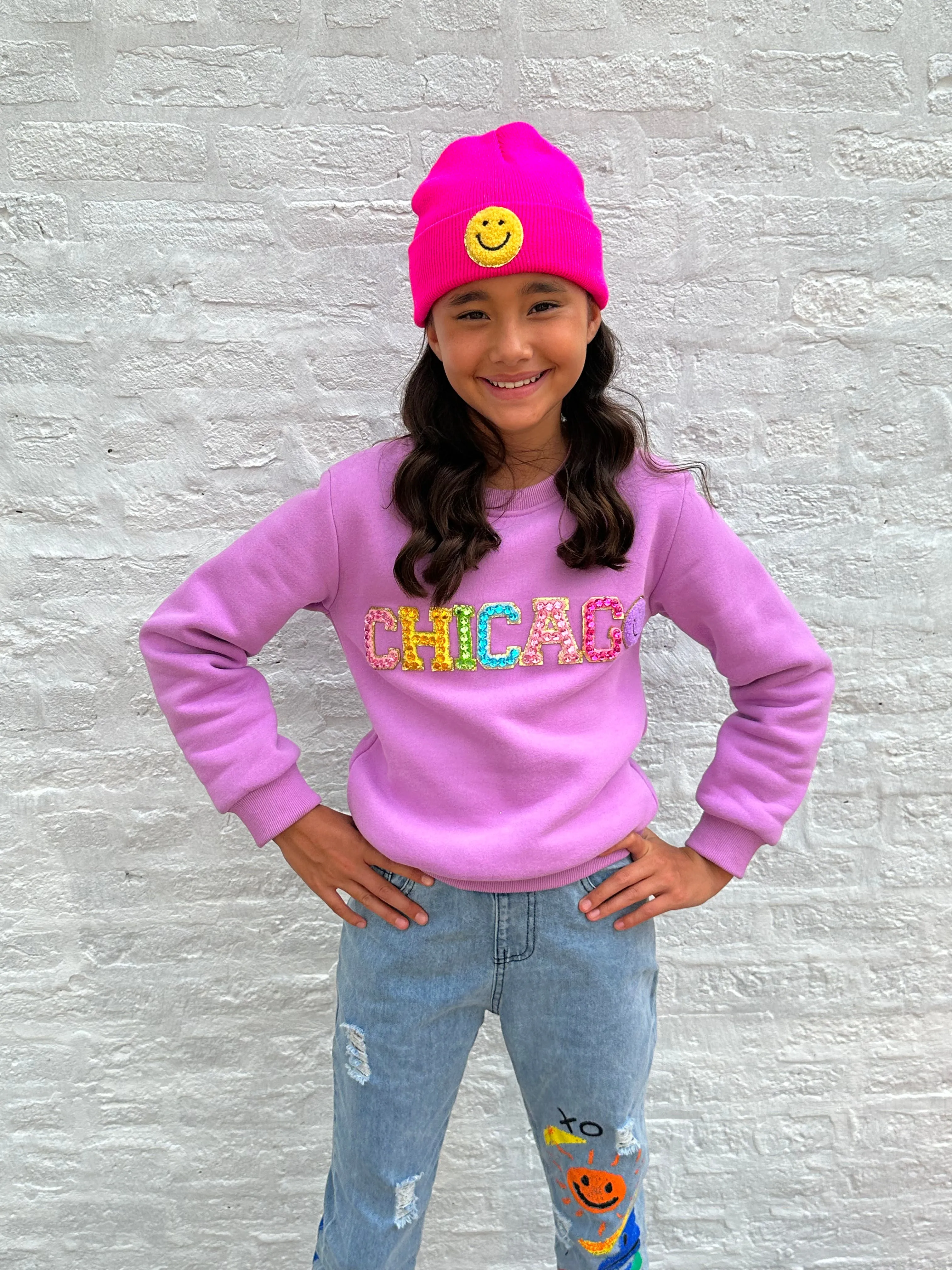 Chicago Gem Sweatshirt - Lavender