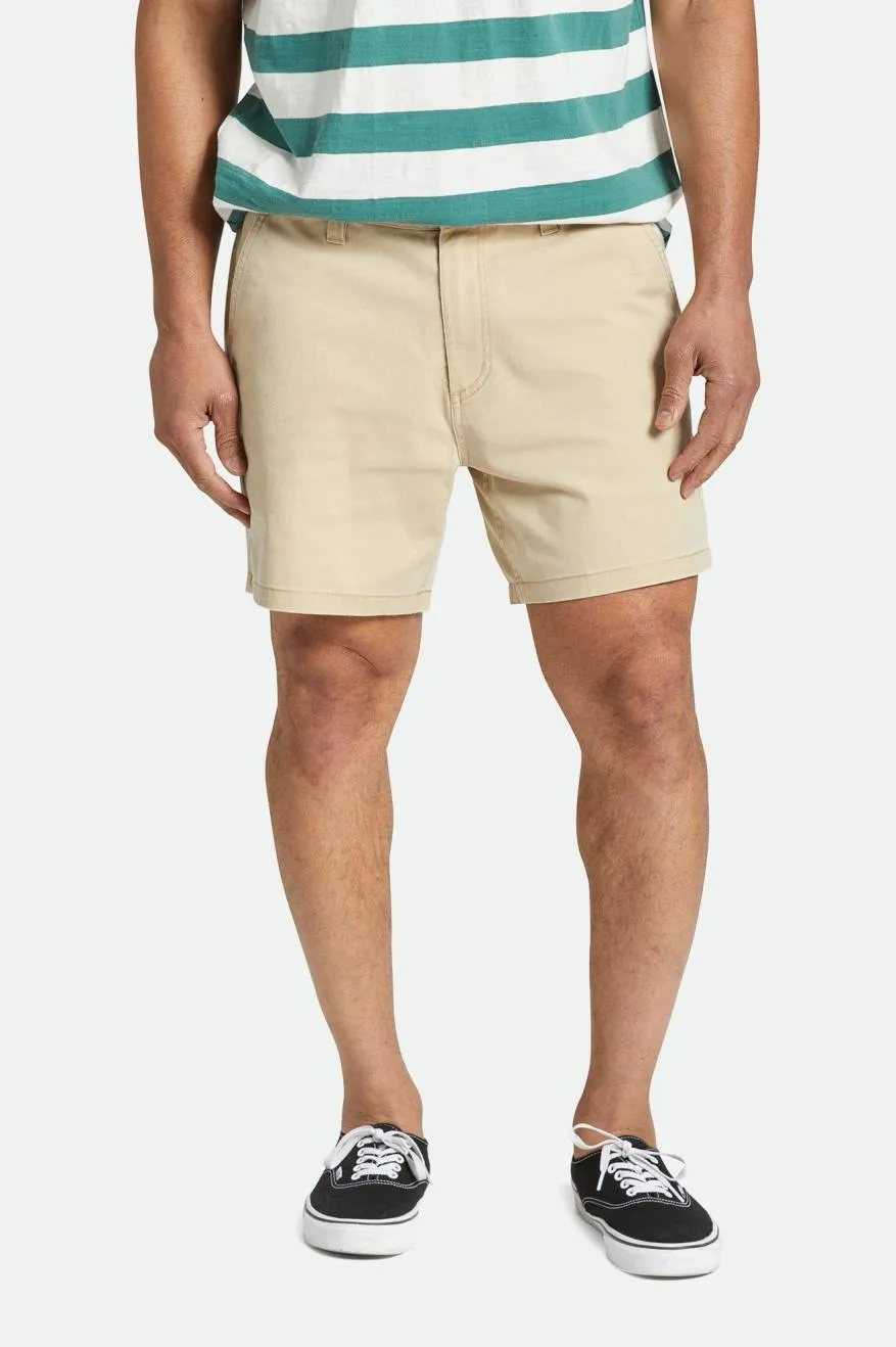 Choice Chino Short 5" - Sand Vintage Wash