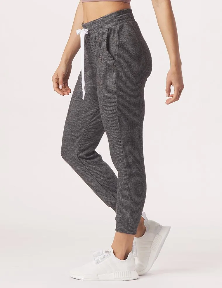 Comfort 7/8 Jogger: Charcoal Heather