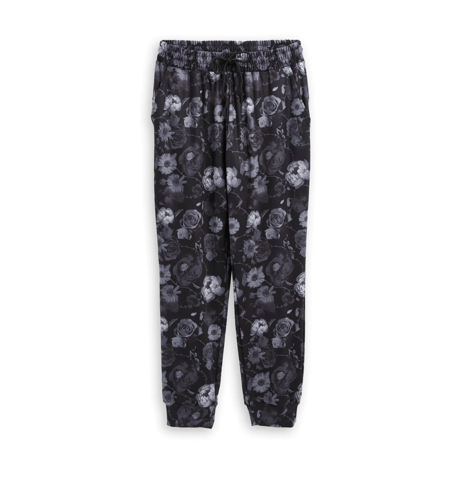 Cozy Luxe Fitted Jogger - Dark Floral Remedies