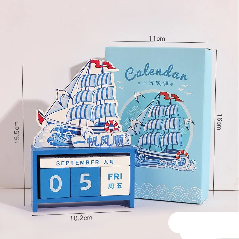 Creative 2022 wooden calendar