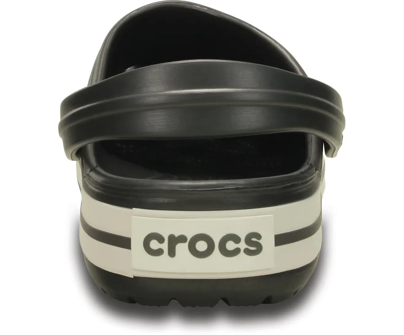 Crocs Mens/Women's Black/Charcoal Crocband 2.5 Sandals