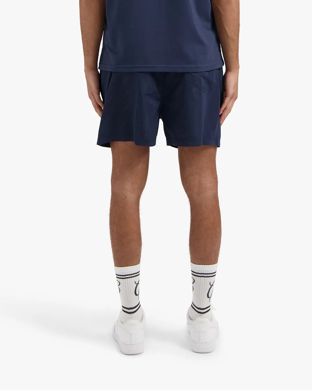 CROYEZ ALLOVER SWIM SHORTS - NAVY