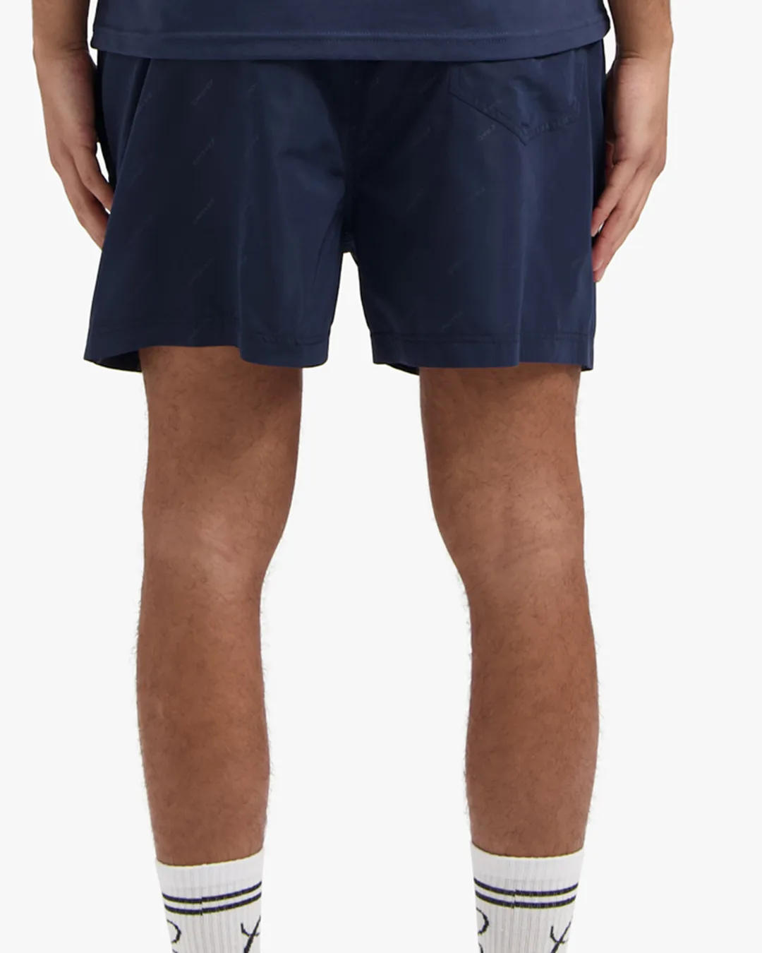 CROYEZ ALLOVER SWIM SHORTS - NAVY