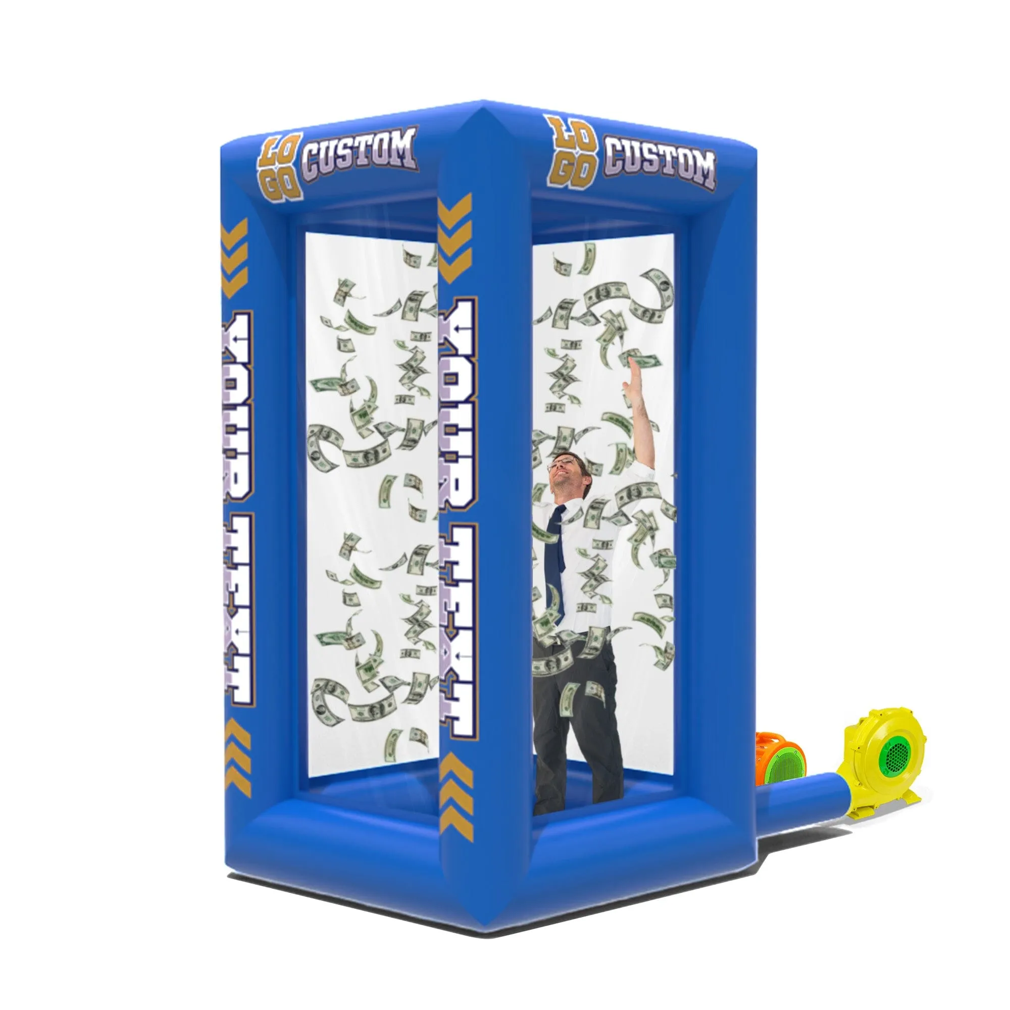 Custom Inflatable Cash Grab Machine