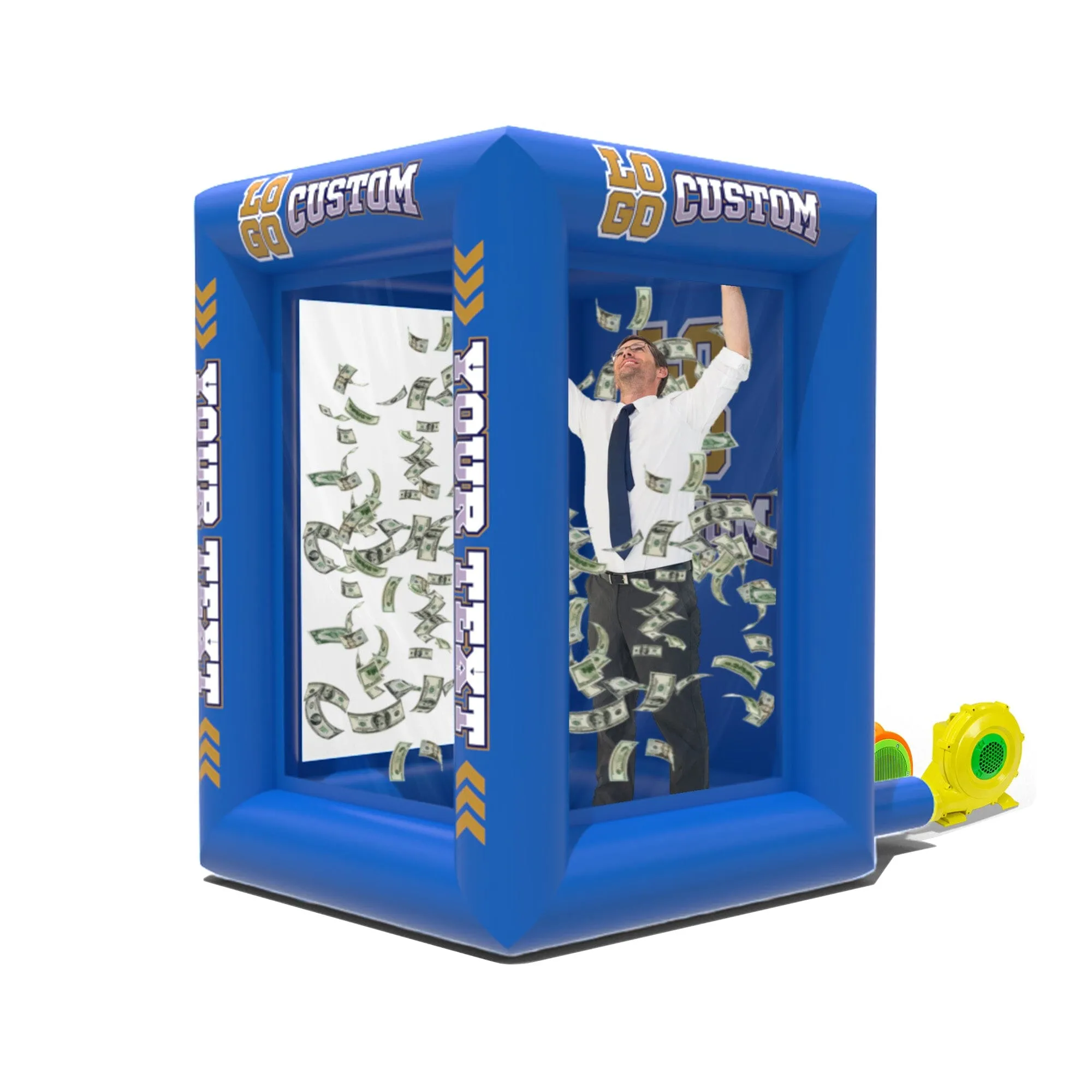 Custom Inflatable Cash Grab Machine