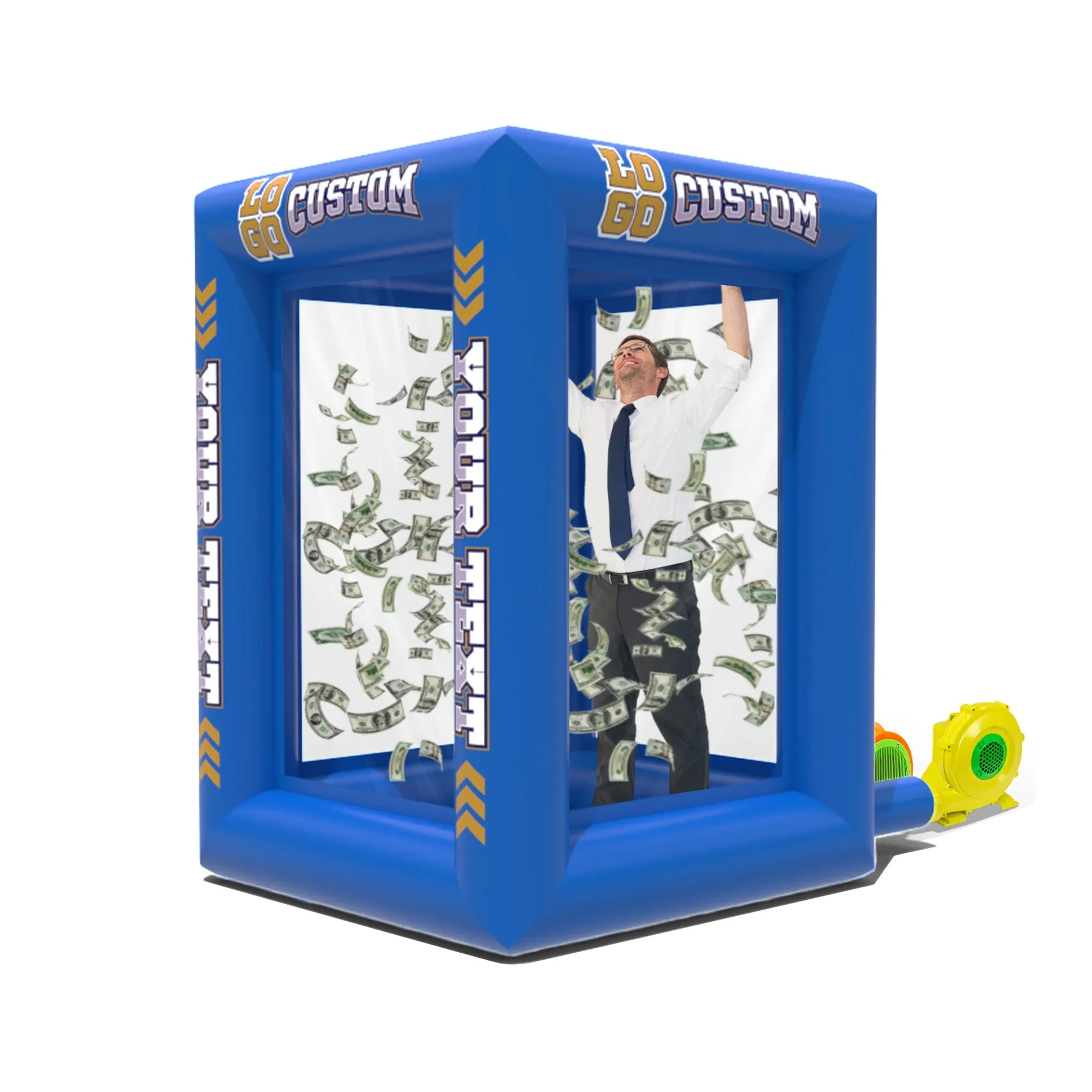 Custom Inflatable Cash Grab Machine