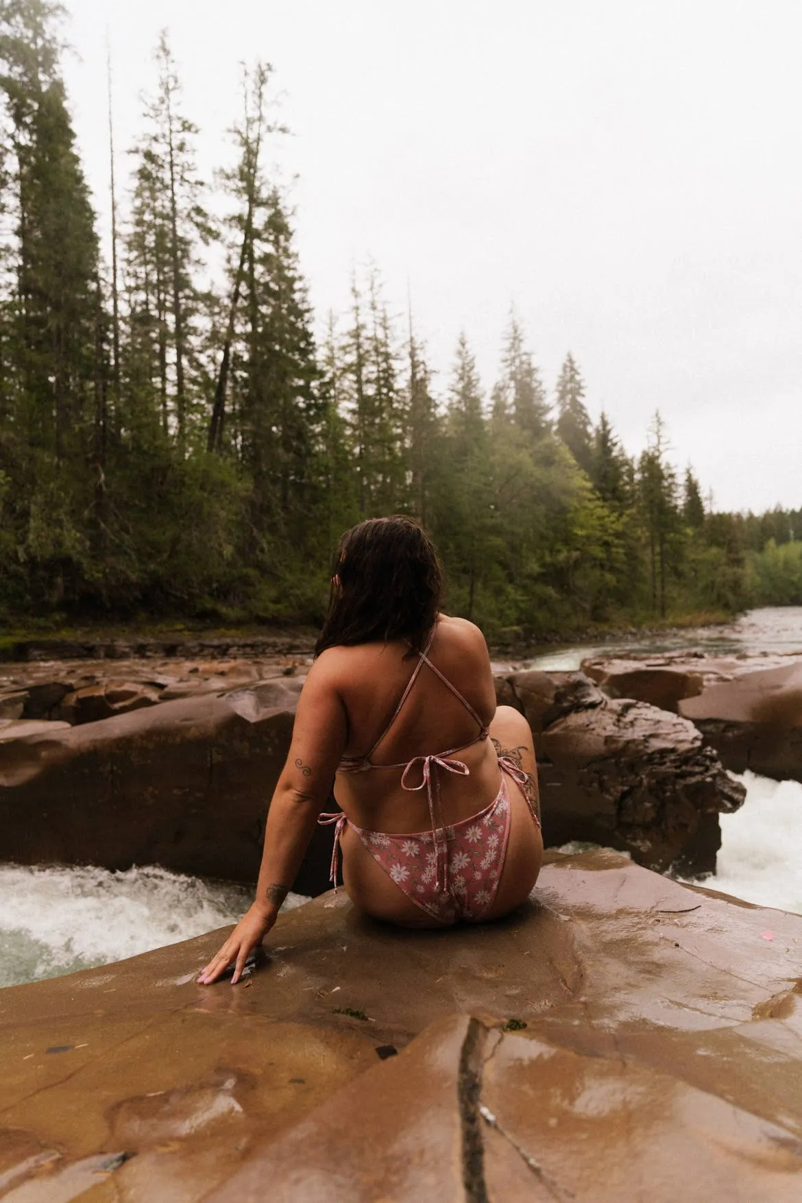 Daisy Swim Top