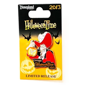 Disney 2013 Halloween Time Captain Hook Limited Release Pin