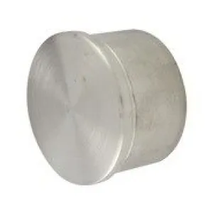 End Cap, Flat Top for 1.6mm x 50.8mm tube. Mirror Polish