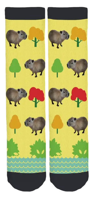 Eureka the Capybara Crew Socks