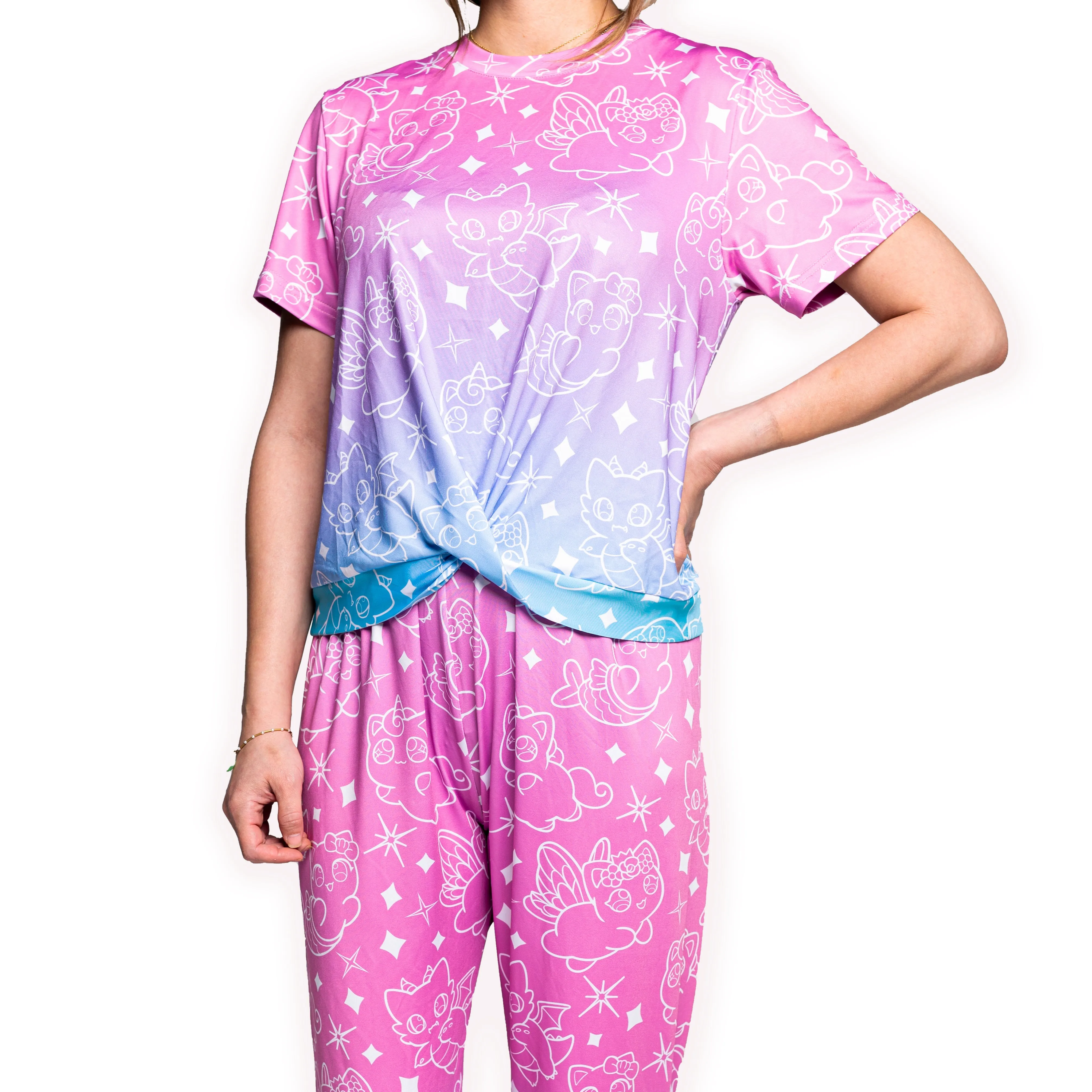 Cozy Luxury Fantasy Loungewear Set - Soft, Stylish & Comfortable Homewear Ensemble for Relaxation