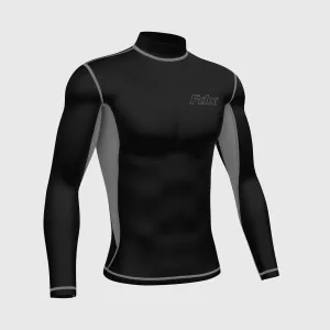 Fdx Inorex Grey Men's & Boy's Thermal Winter Base Layer Compression Top