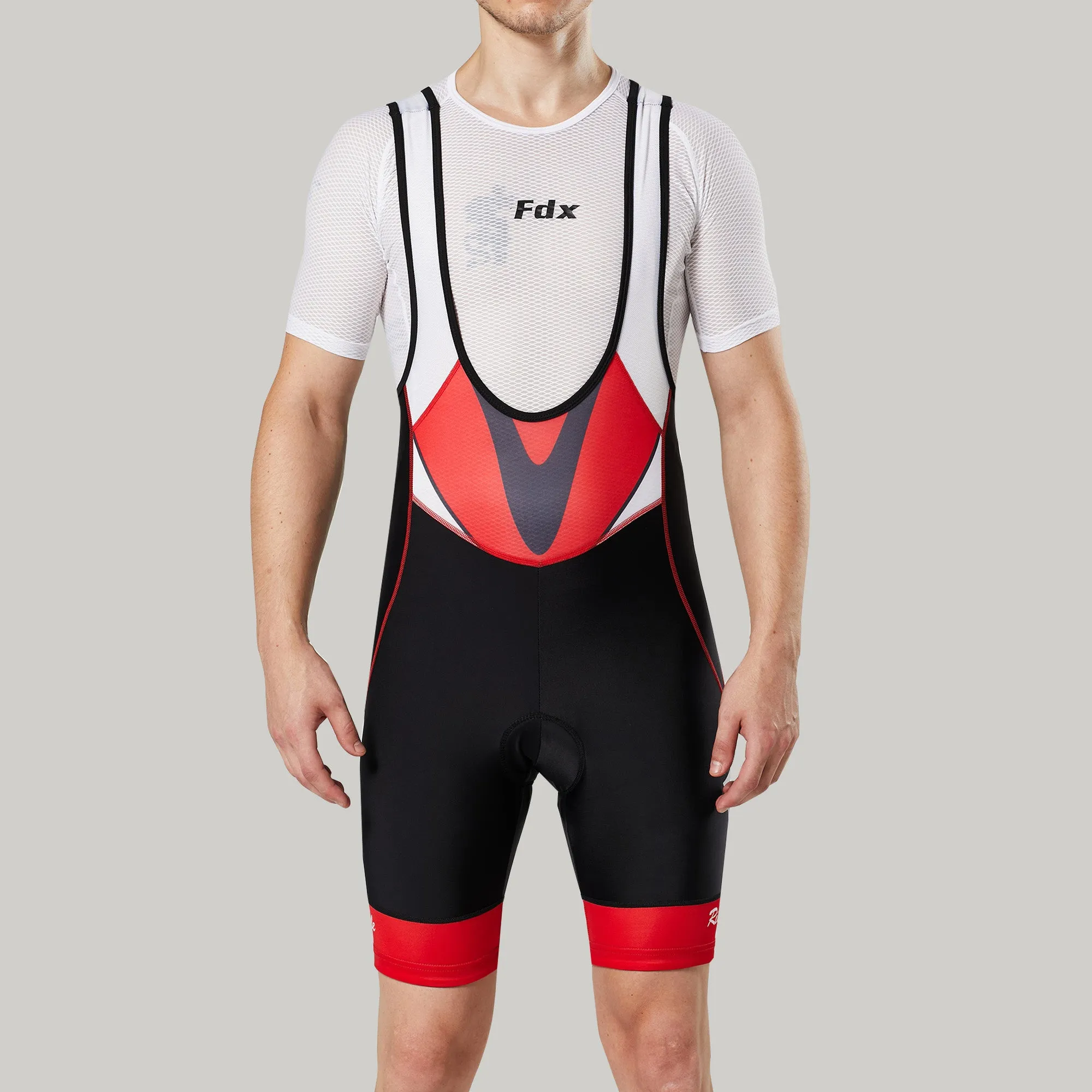 Fdx Velocity Red Men's & Boy's Summer Cycling Bib Shorts