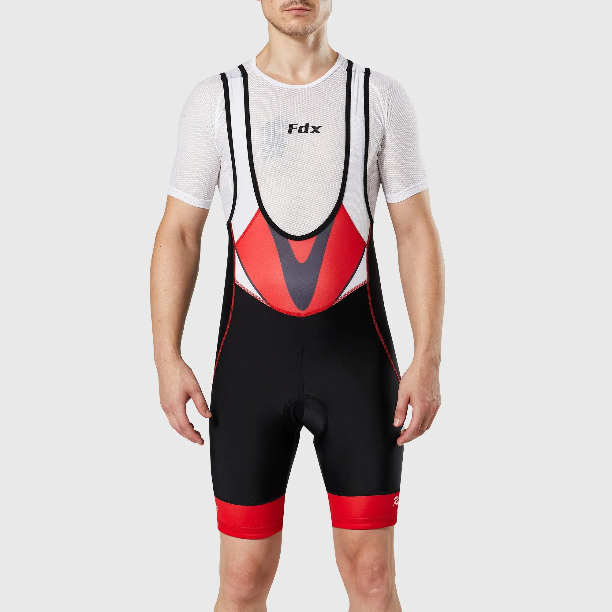 Fdx Velocity Red Men's & Boy's Summer Cycling Bib Shorts