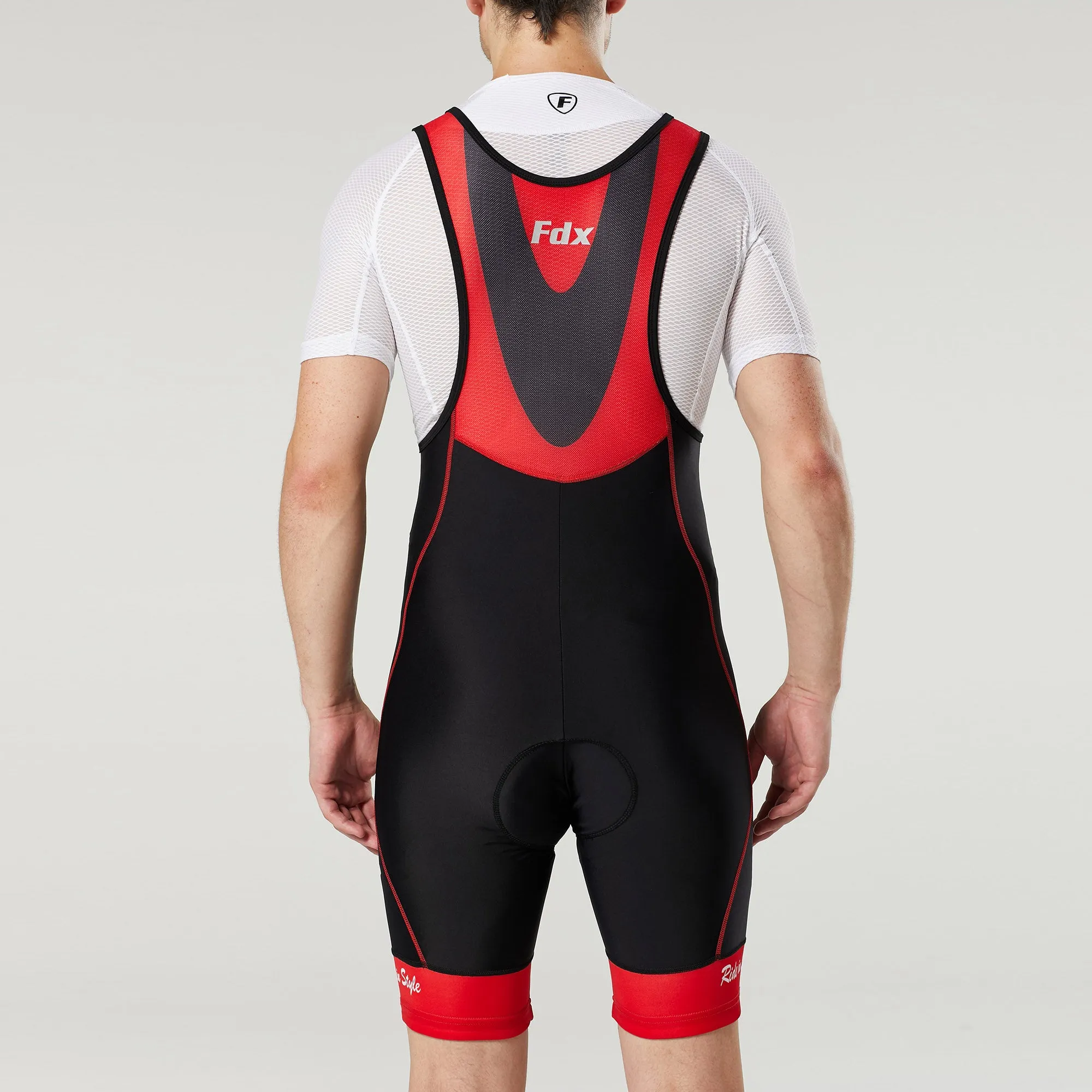 Fdx Velocity Red Men's & Boy's Summer Cycling Bib Shorts