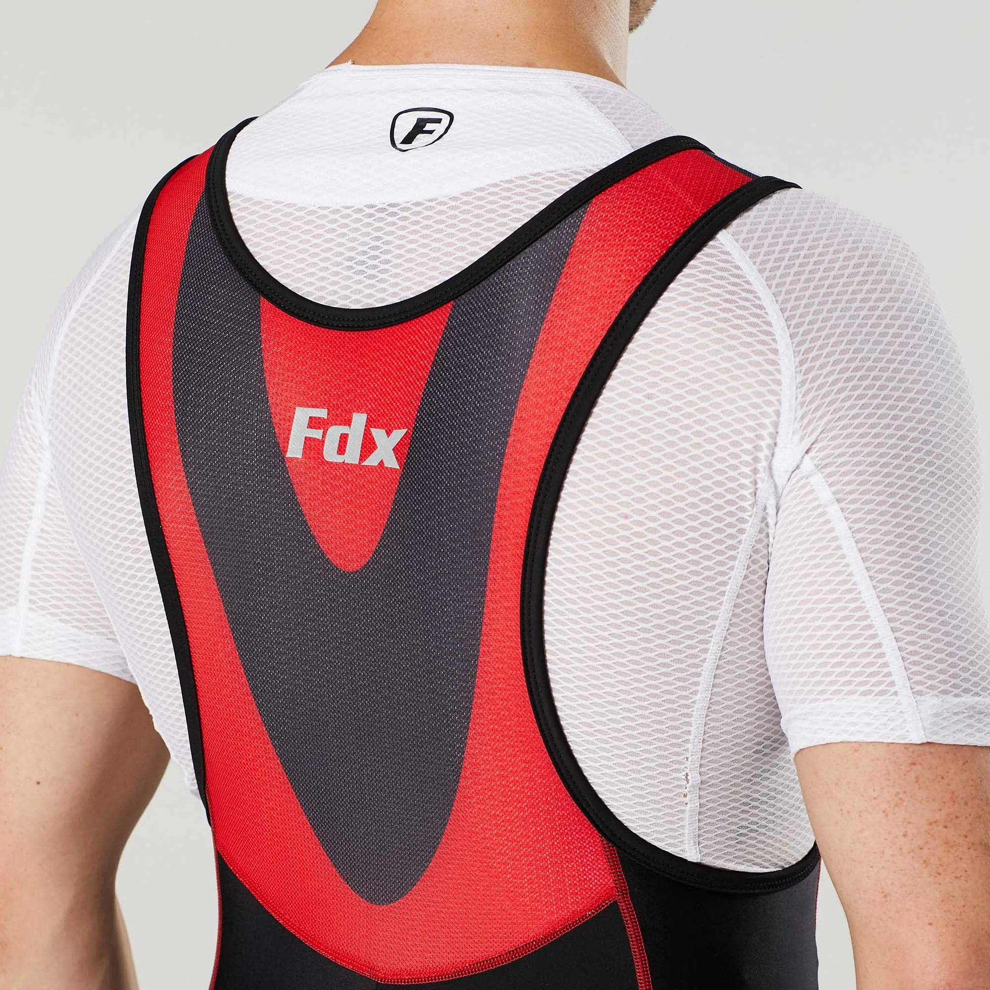 Fdx Velocity Red Men's & Boy's Summer Cycling Bib Shorts